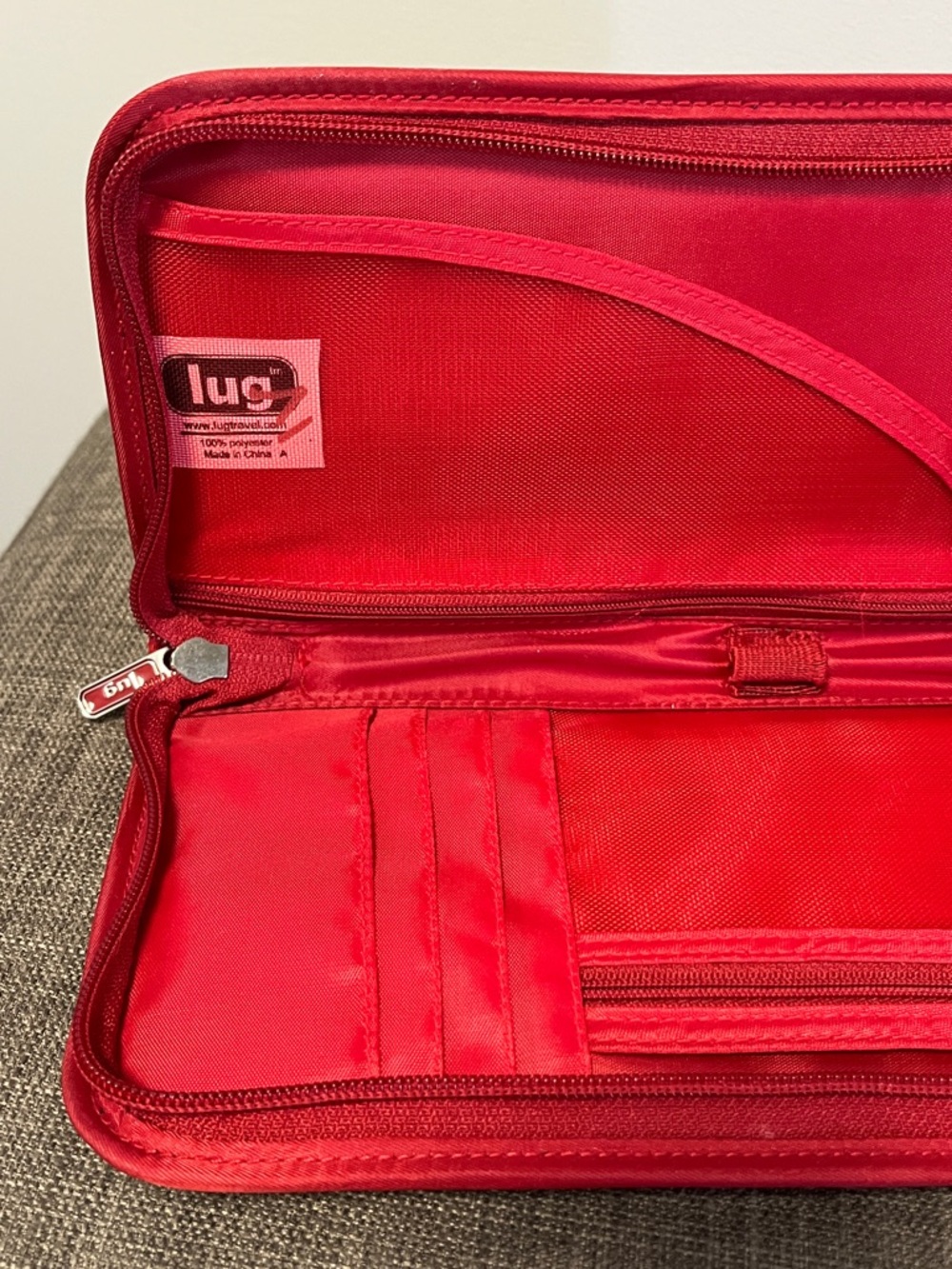 lug Red Quilted Wristlet Organizer - Picture 6 of 9